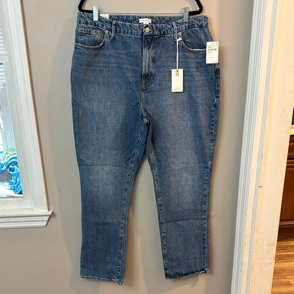 NWT Good American Good Boy Jeans - Picture 1 of 7